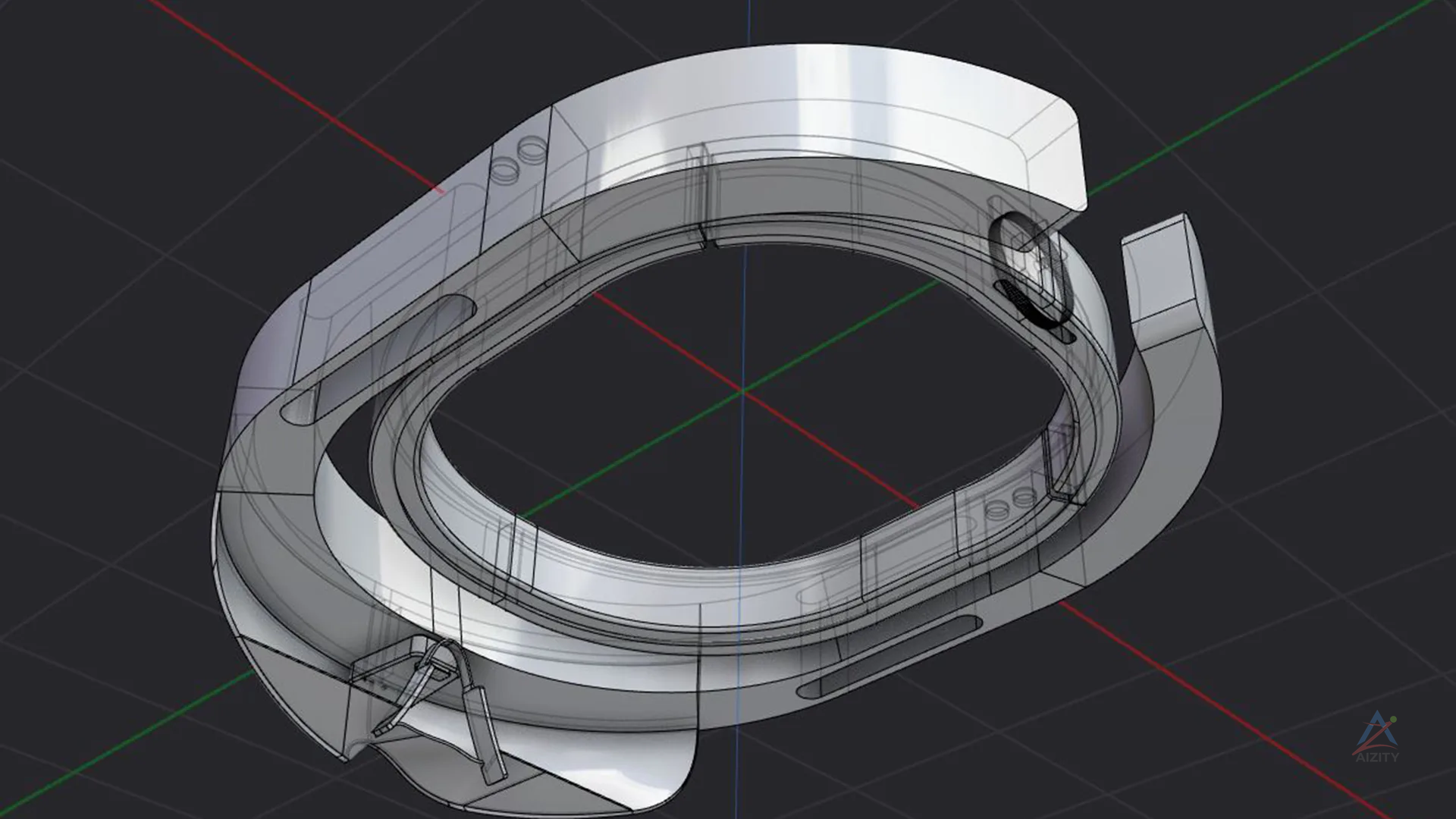 Microsoft Holo 3D Glass – 4K Textured 3D Model - View 5