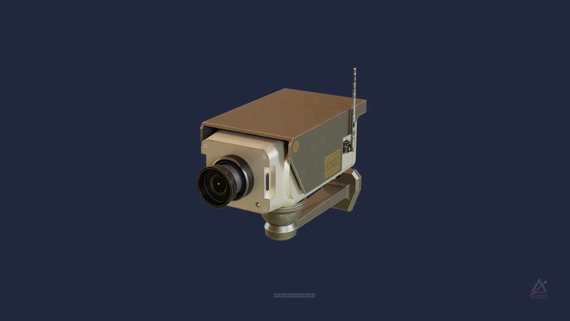 Smart Home Security Camera 3D Model - View 3
