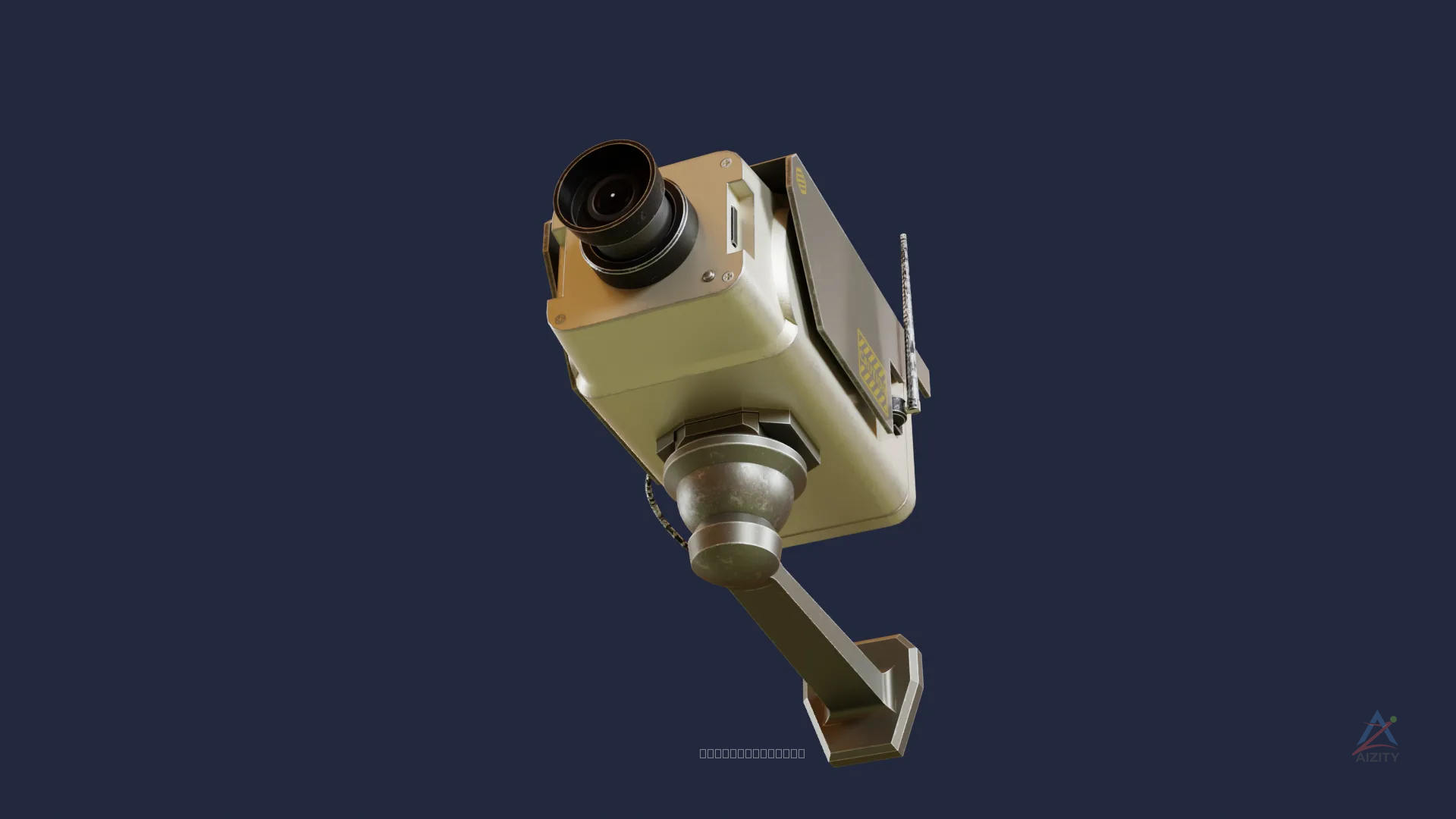 Smart Home Security Camera 3D Model - View 5