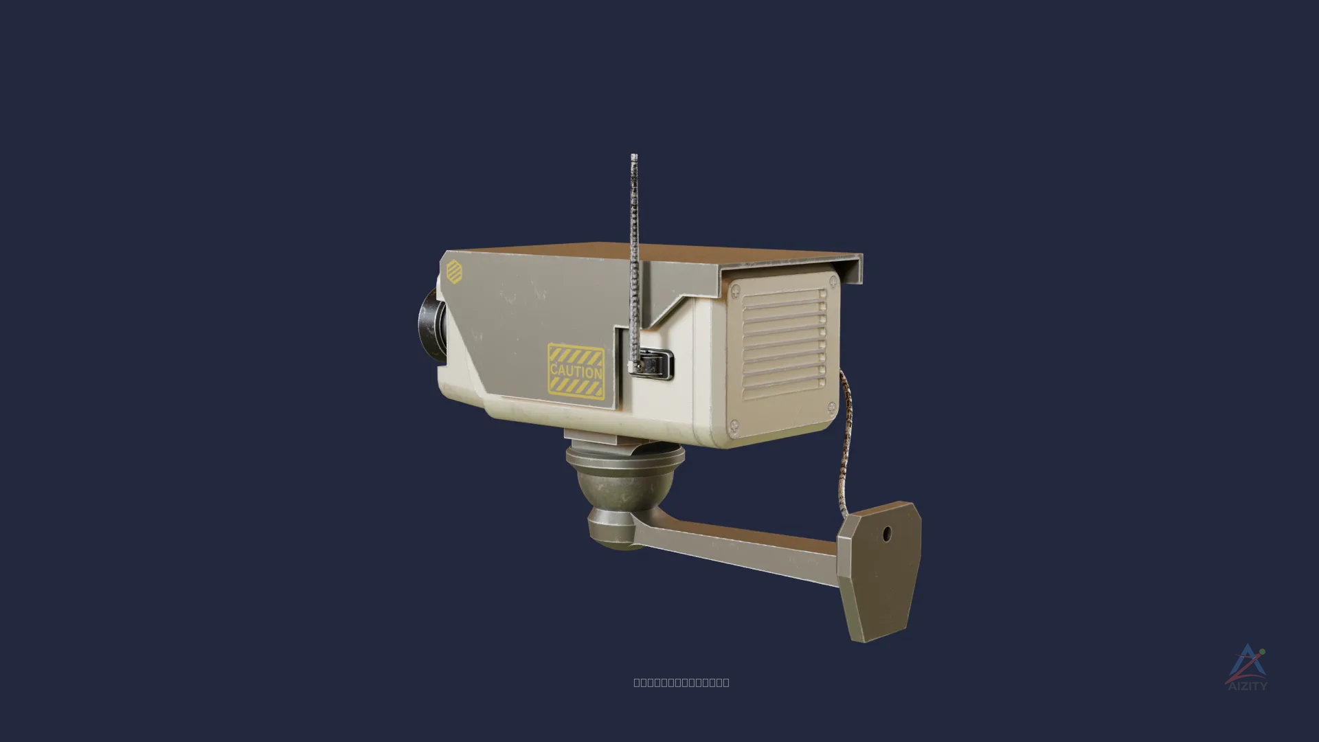 Smart Home Security Camera 3D Model - View 6