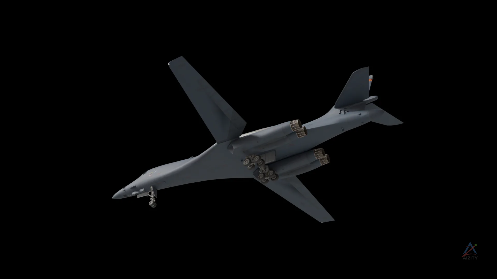 B-1 Lancer – 3D Model - View 3