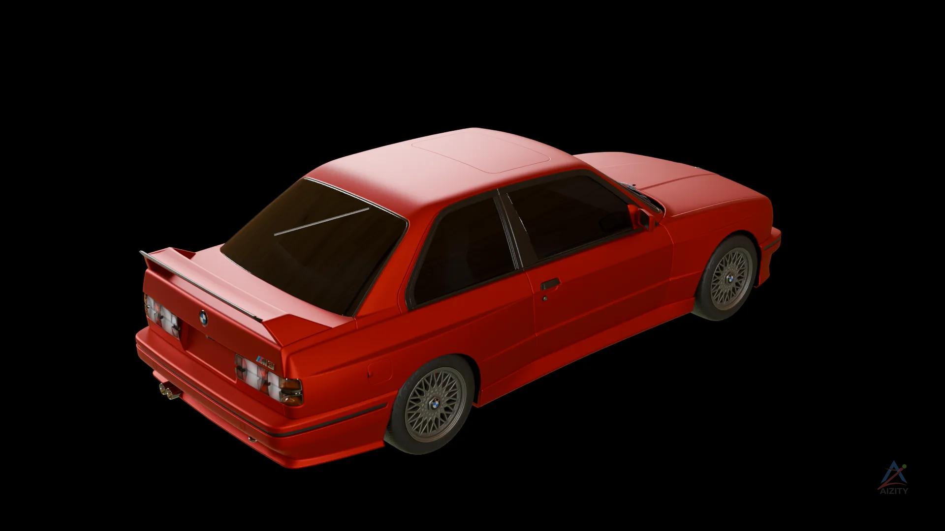 BMW M3 E30 3D Model - View 2
