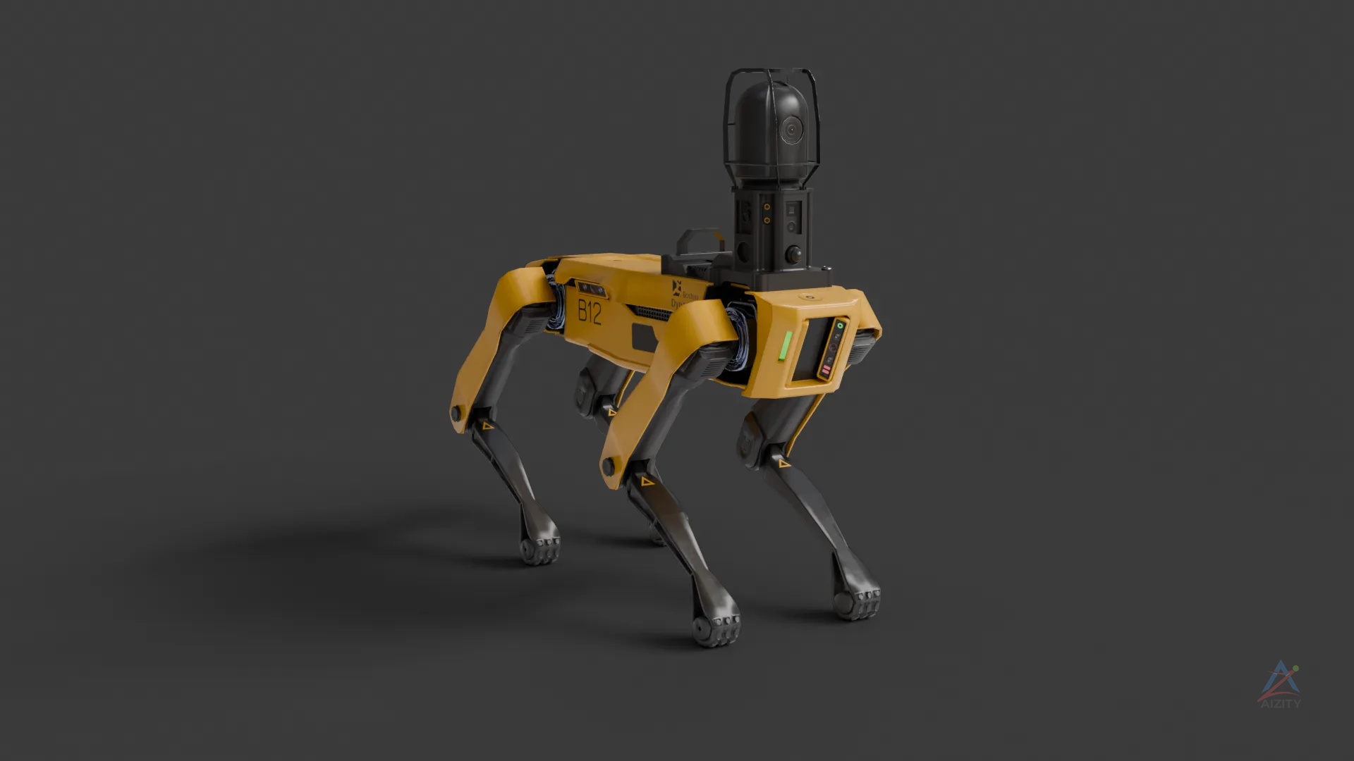 Robot Dog [ 4K/Rigged/Asset ] - View 2
