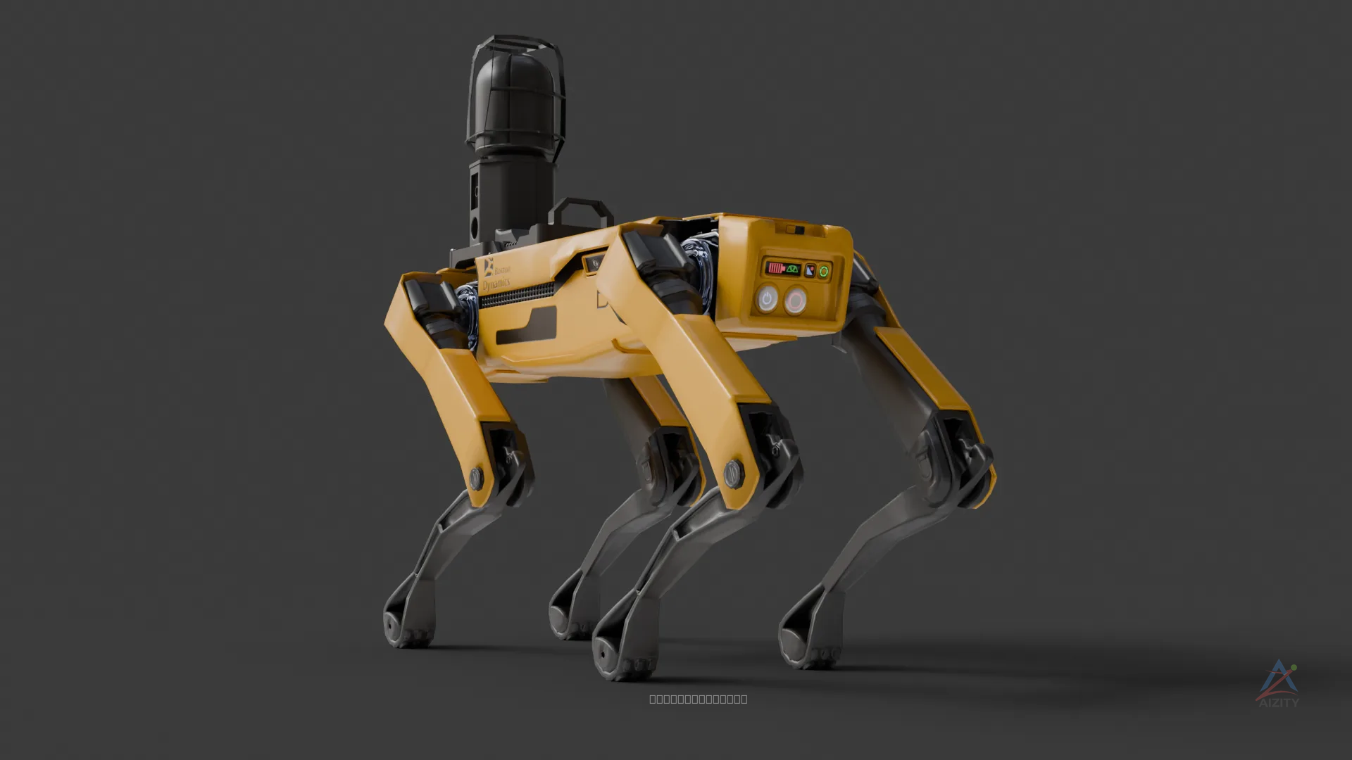 Robot Dog [ 4K/Rigged/Asset ] - View 3
