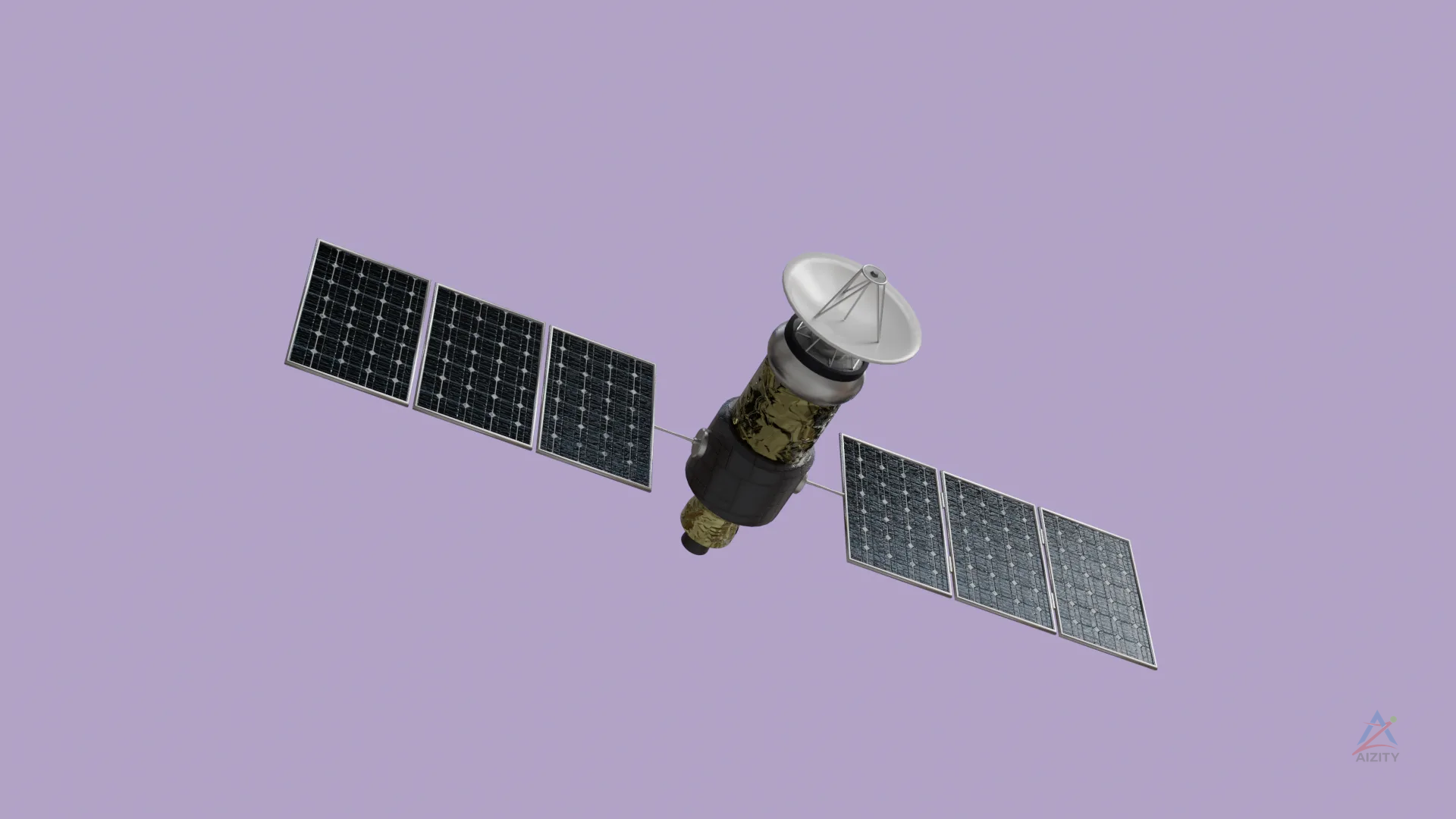 Satellite – 3D Model - View 2