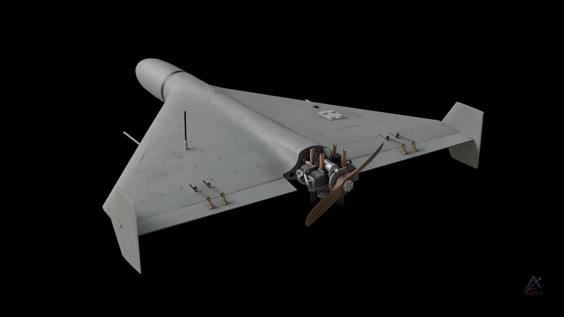 Shahed 136 – 3D Model - View 2