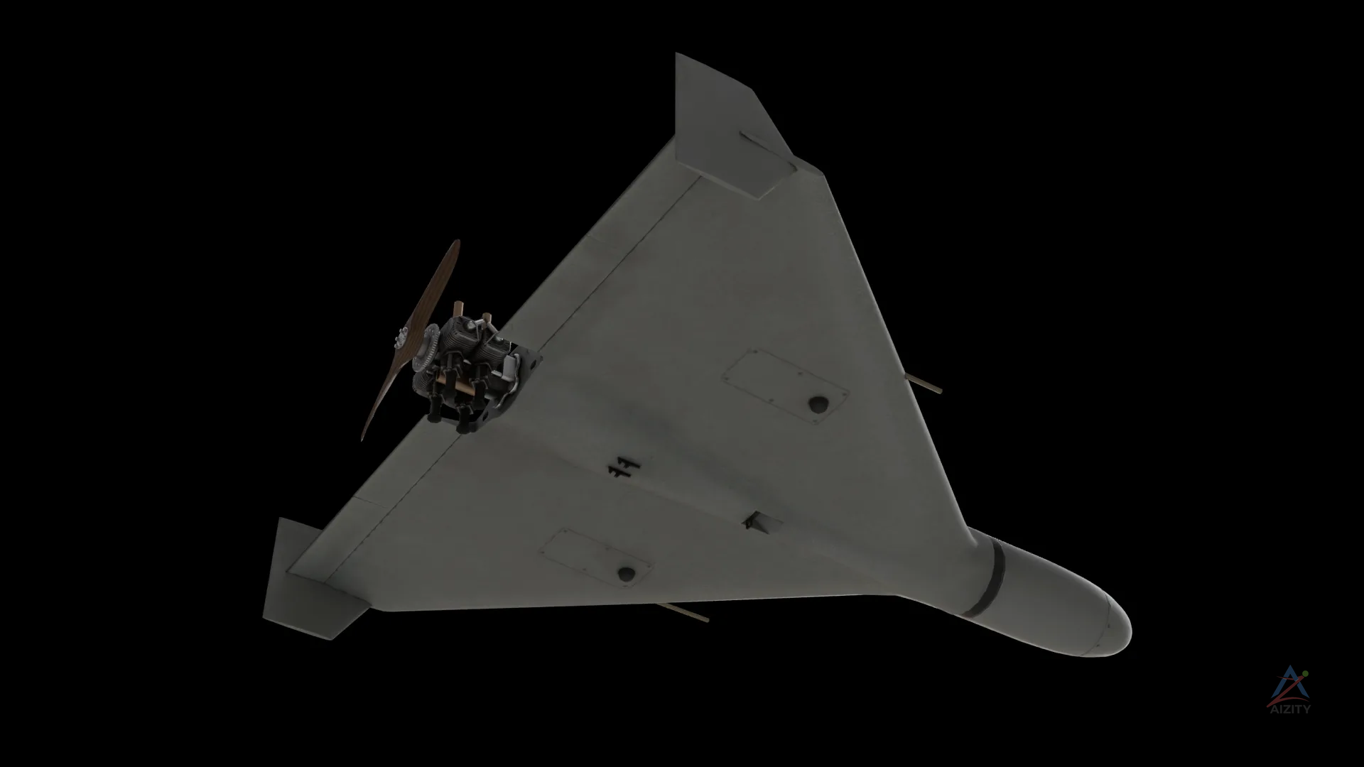 Shahed 136 – 3D Model - View 3