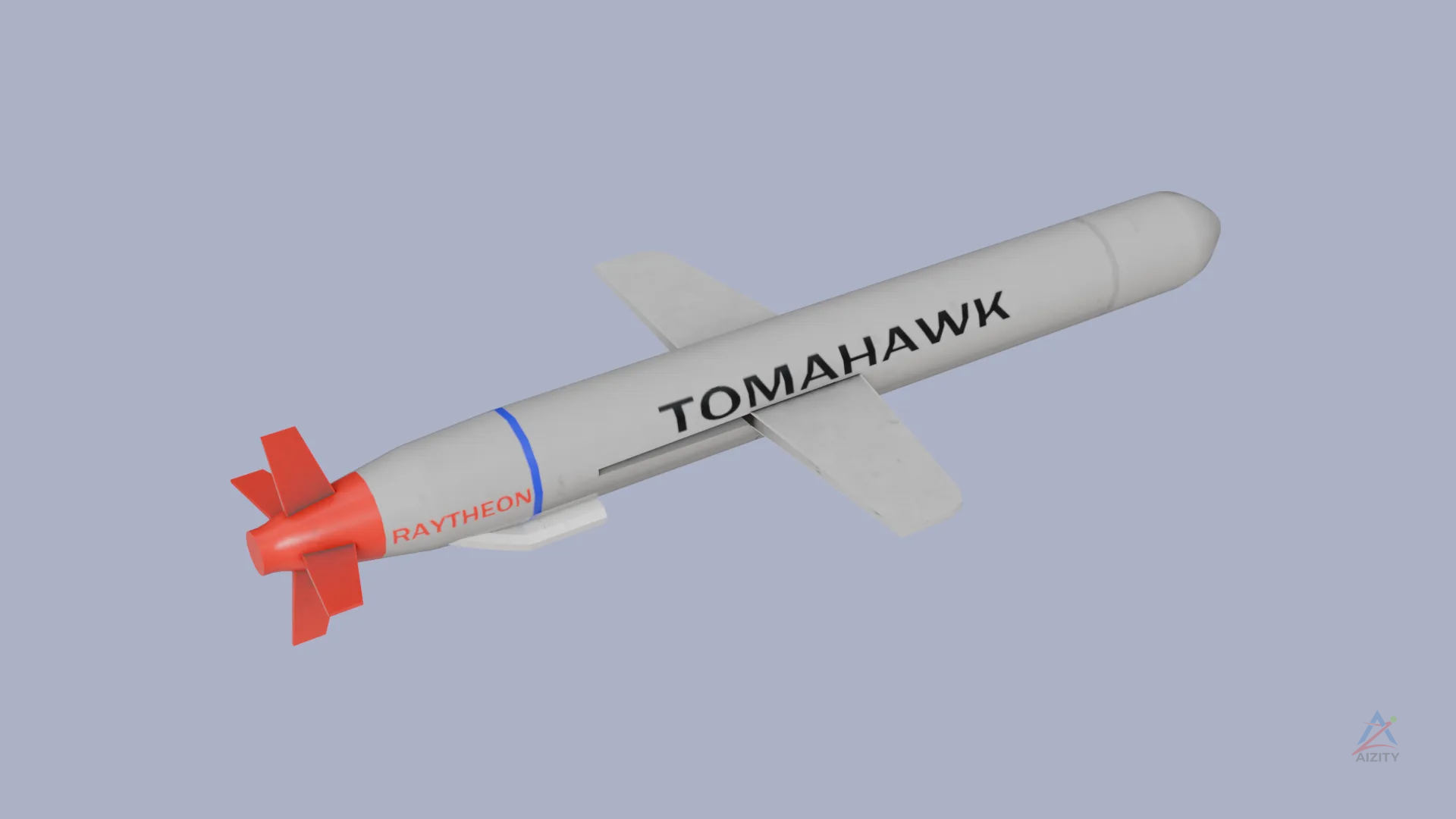 Tomahawk Cruise Missile – 3D Model - View 3