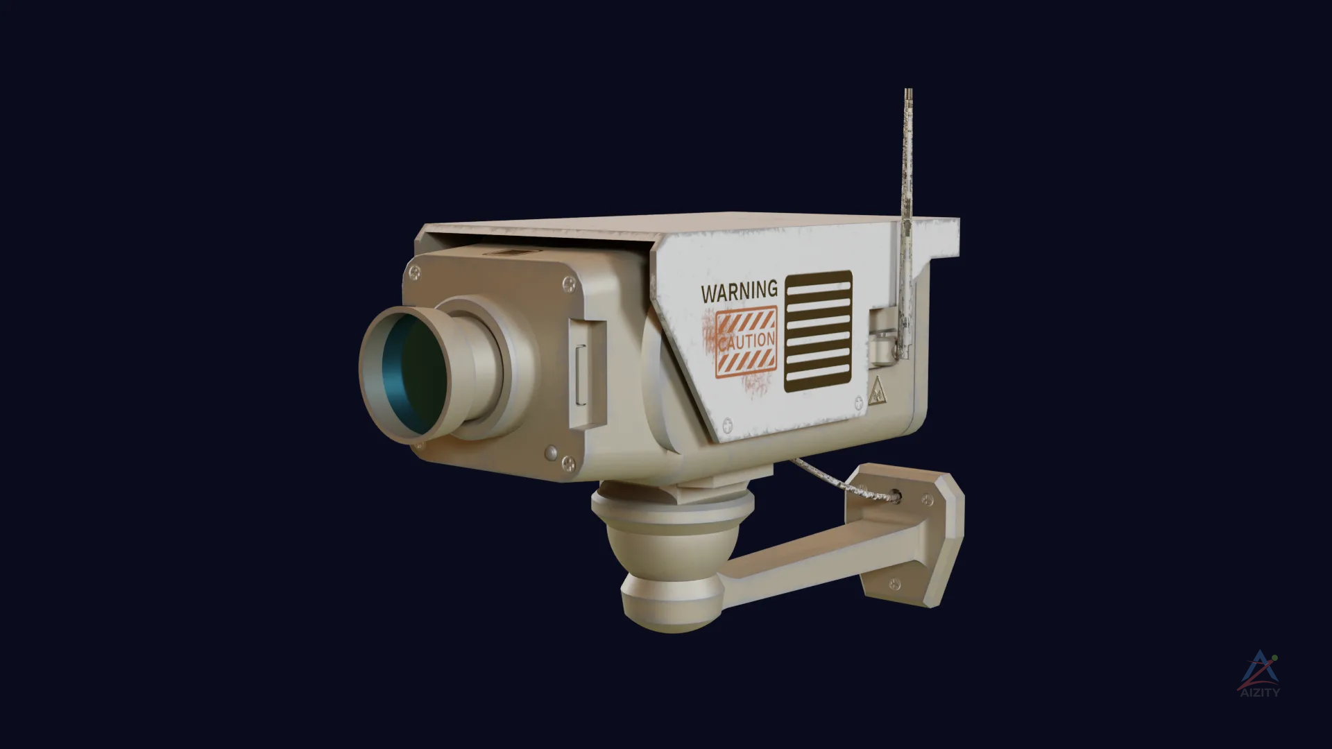 Smart Home Security Camera 3D Model