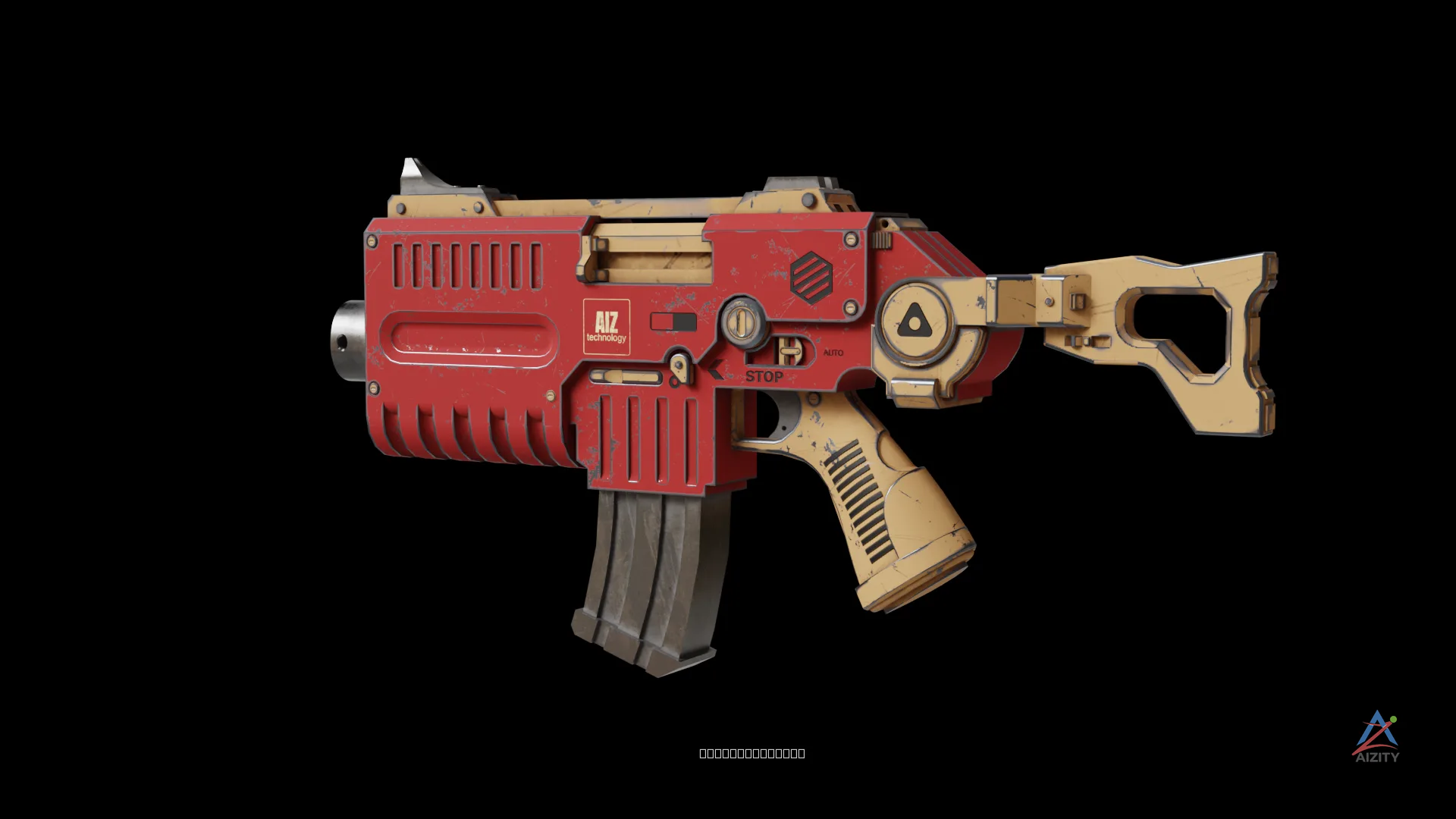 Sci-Fi Weapon – 4K Textured