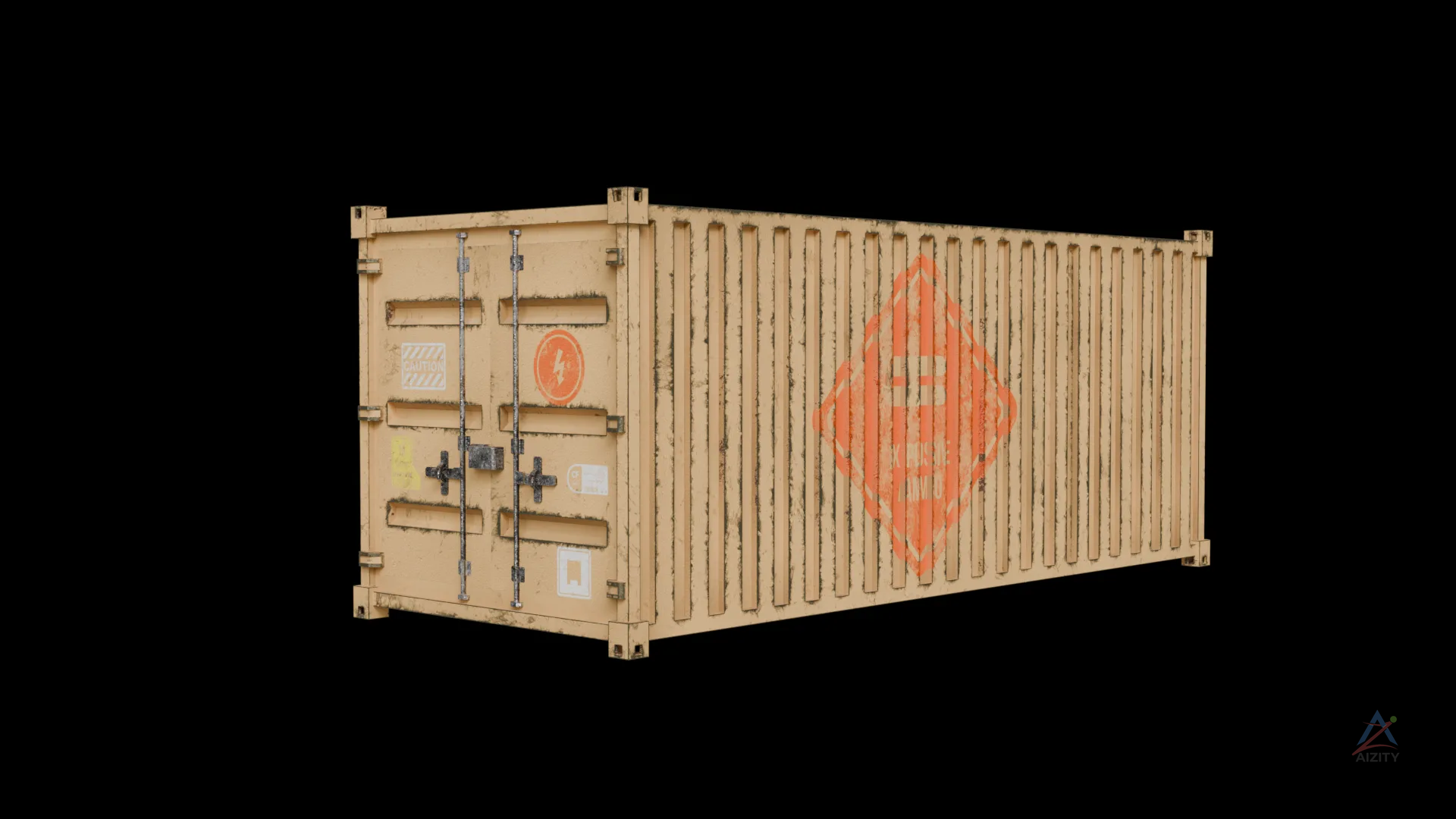 Shipping Container – 4K PBR 3D Model