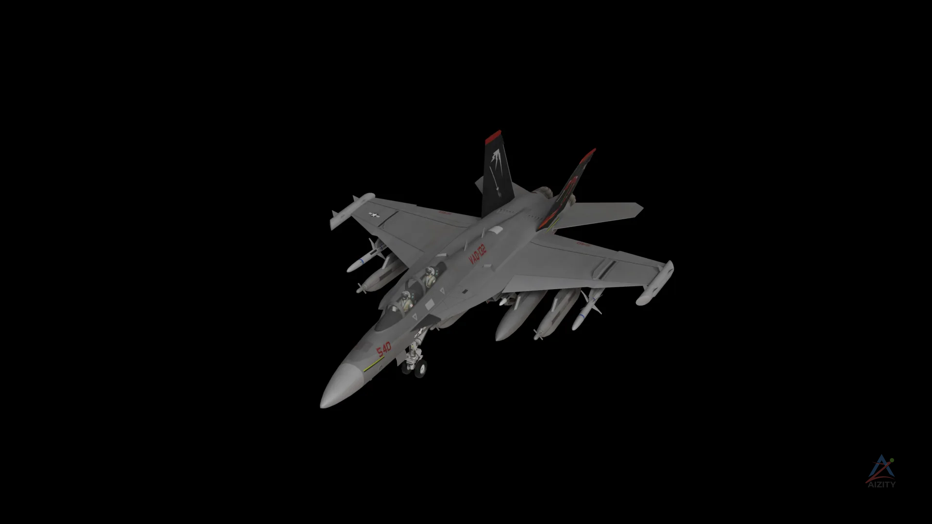 EA-18G Growler – 3D Model