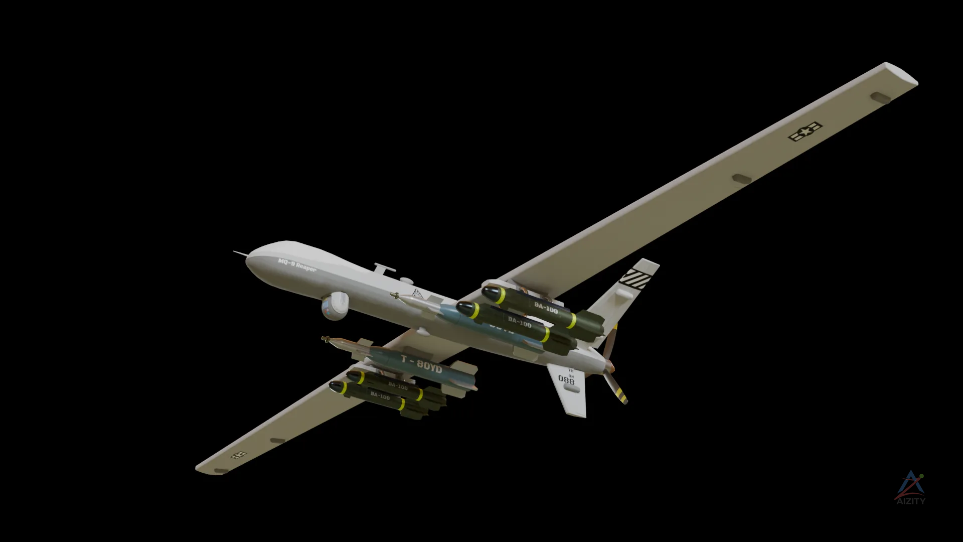 MQ-9 Reaper – 3D Model