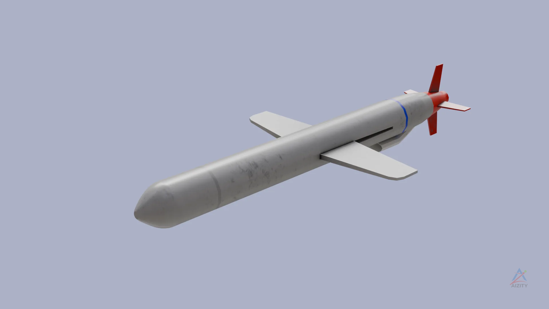 Tomahawk Cruise Missile – 3D Model