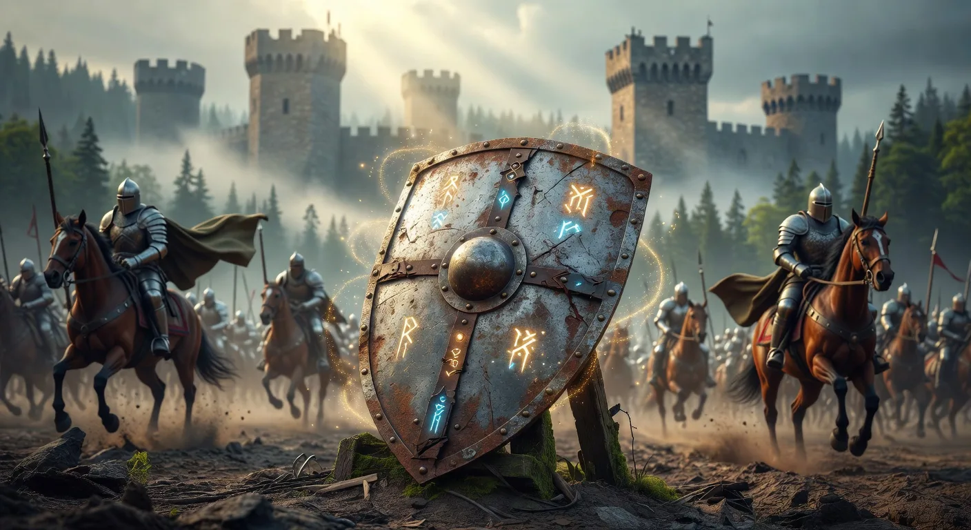 Shield Legends: Ancient Artifacts in Medieval Game Worlds