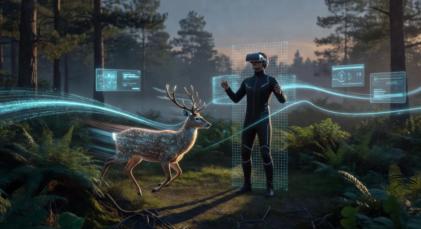 Animating Wildlife Adventures: Deer Models in Outdoor VR