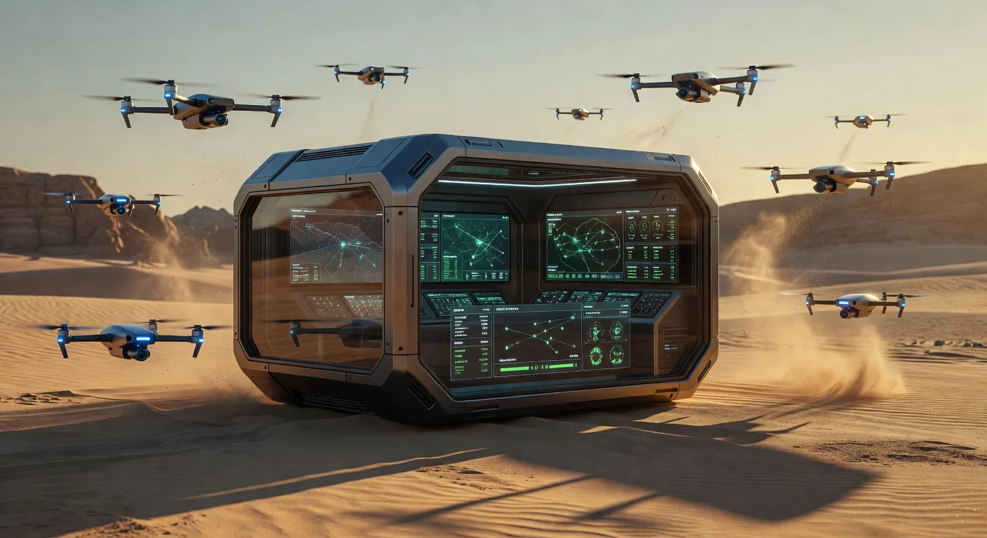 Boost Drone Operations with UAV Control Container 3D Models