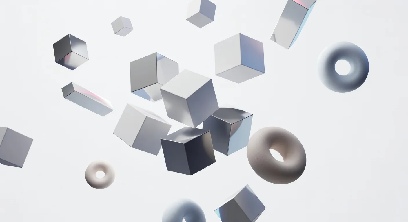 Abstract 3D Animation Editorial Cover