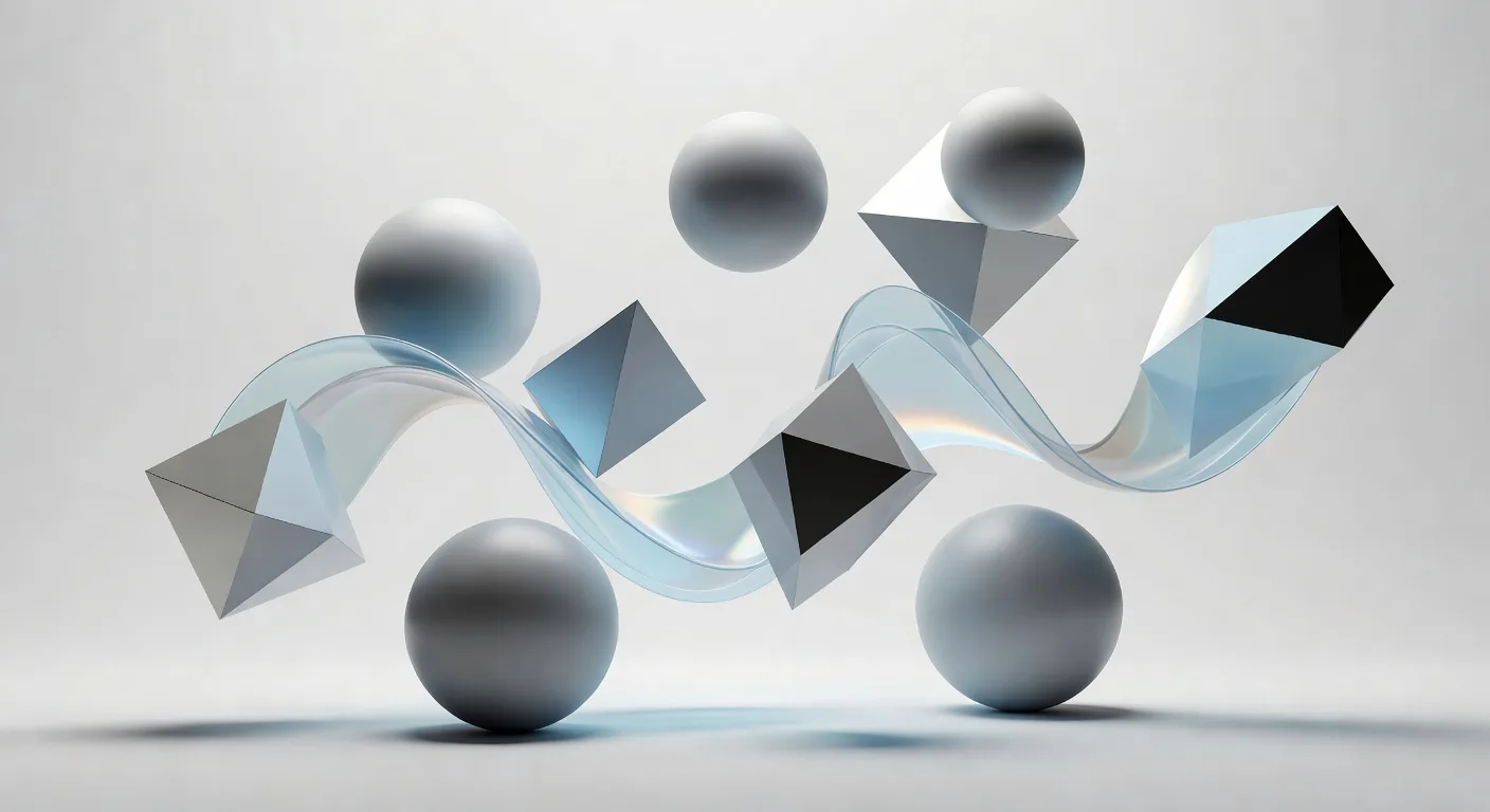 Abstract 3D Animation Editorial Cover